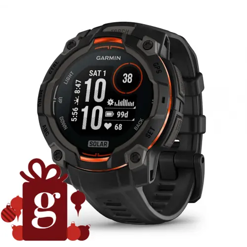 Garmin Instinct® 3 – 45 мм, Solar - Instinct 3 – 45 мм, Solar - Black с Black каишка 010-02934-00