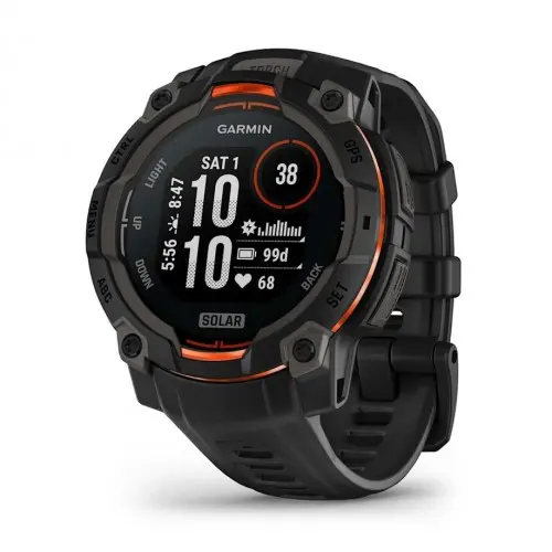 Garmin Instinct® 3 – 45 мм, Solar - Instinct 3 – 45 мм, Solar - Black с Black каишка 010-02934-00