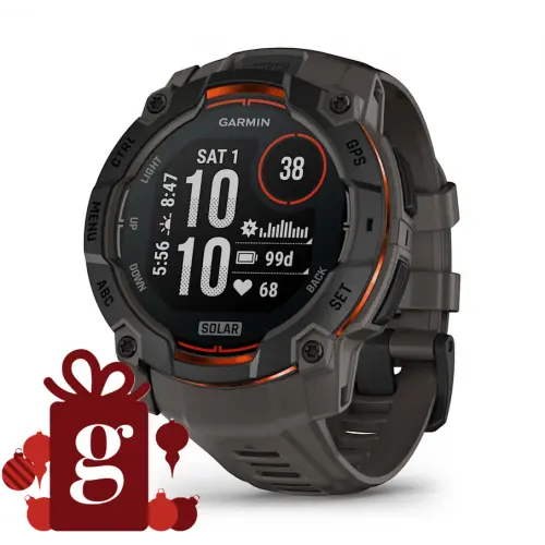 Garmin Instinct® 3 – 50 мм, Solar - Instinct® 3 – 50 мм, Solar - Black с Charcoal каишка 010-02935-00