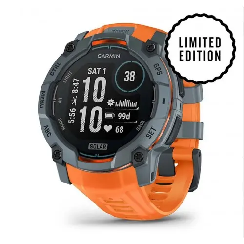 Garmin Instinct® 3 – 50 мм, Solar - Instinct® 3 – 50 мм, Solar - Twilight с Solstice каишка 010-02935-01