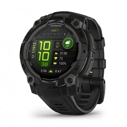 Garmin Instinct® 3 – 45 мм, AMOLED - Instinct® 3 – 45 мм, AMOLED - Black с Black каишка 010-02936-00