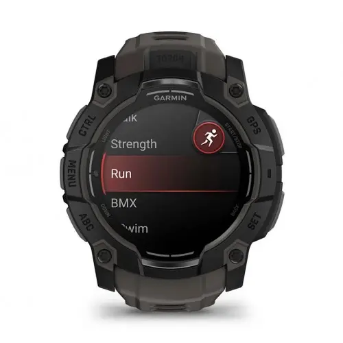 Garmin Instinct® 3 – 50 mm, AMOLED - Instinct® 3 – 50 mm, AMOLED - μαύρο με ανθρακί λουράκι 010-03020-00 - 2