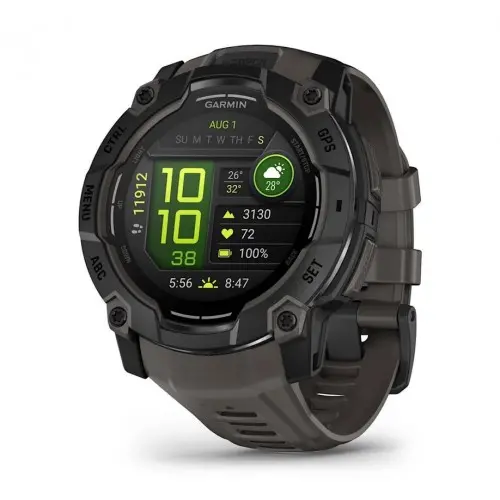 Garmin Instinct® 3 – 50 мм, AMOLED - Instinct® 3 – 50 мм, AMOLED - Black с Charcoal каишка 010-03020-00