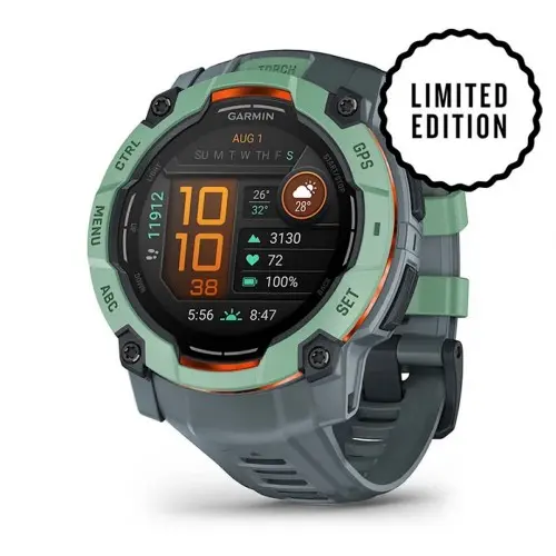 Garmin Instinct® 3 – 50 мм, AMOLED - Instinct® 3 – 50 мм, AMOLED - Neotropic с Twilight каишка 010-03020-01