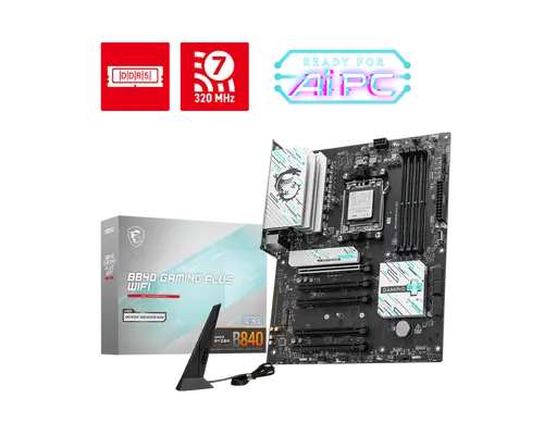 Дънна платка, MSI B840 GAMING PLUS WIFI /AM5
