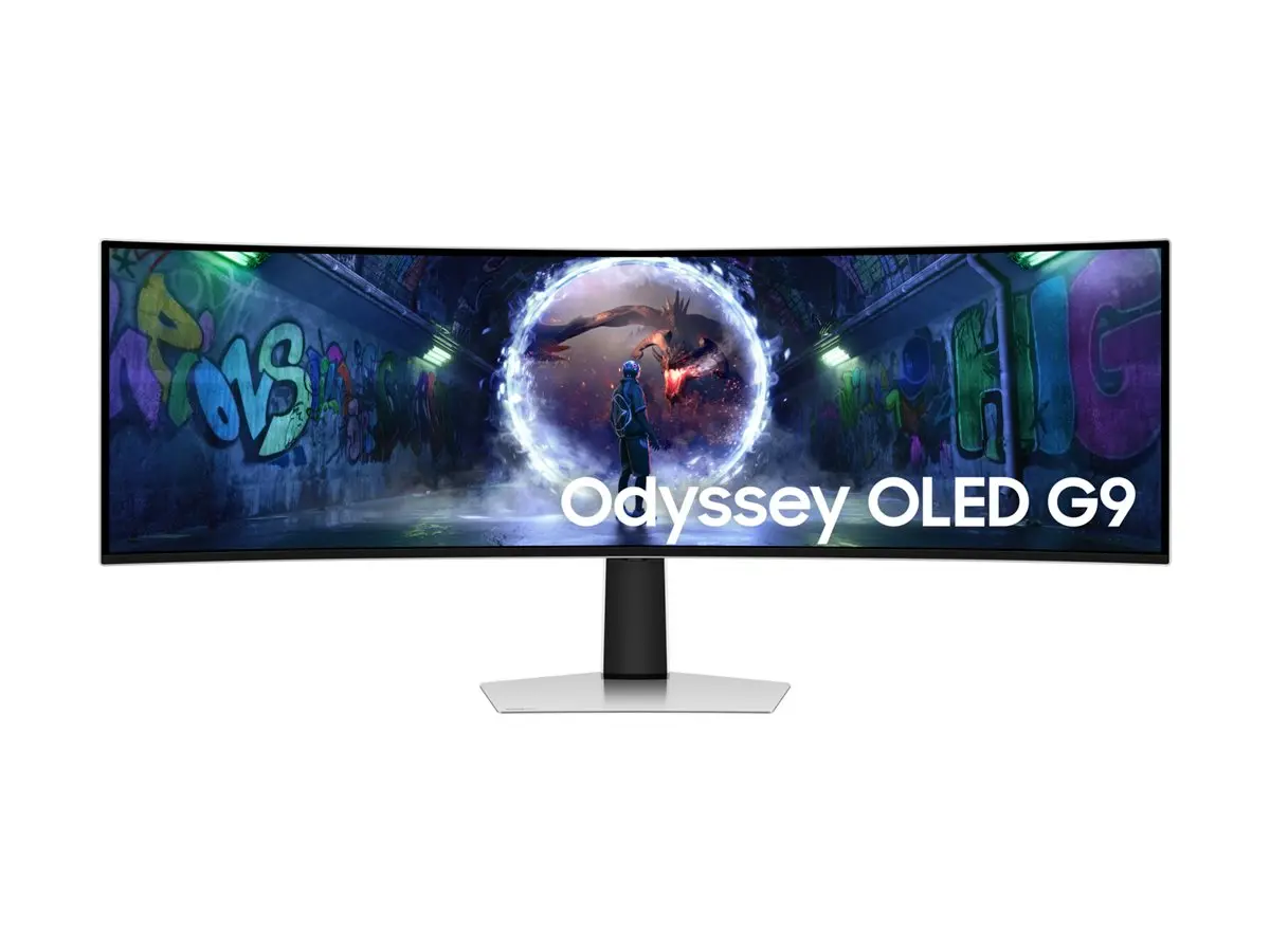 Монитор, Samsung LS49CG934, 49" Odyssey G9 GAMING, Curved OLED, 1800R, 240Hz, Smart. 32:9, 5120 x 1440, 250 cd/m2, Display Port , HDMI,Micro HDMI, USB Hub, Silver