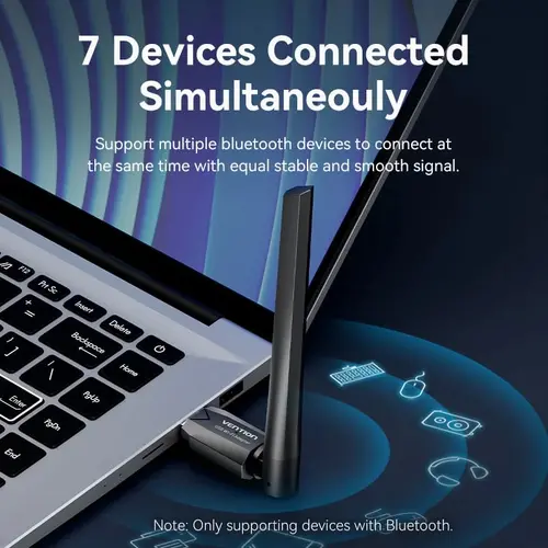 Vention безжичен адаптер WiFi USB adapter Dual Band, 650Mbps, Black - KDTB0 - image 11