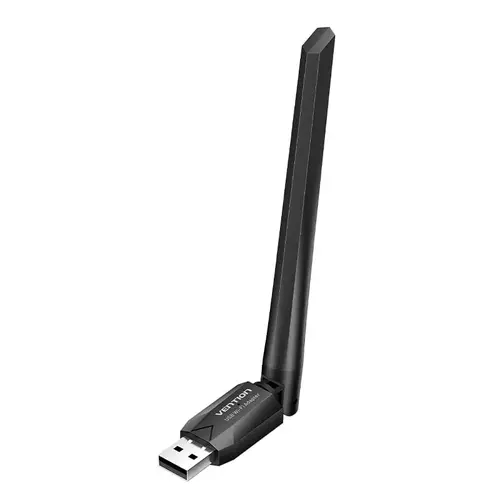 Vention ασύρματος προσαρμογέας WiFi USB adapter Dual Band, 650Mbps, μαύρο - KDTB0 - 1
