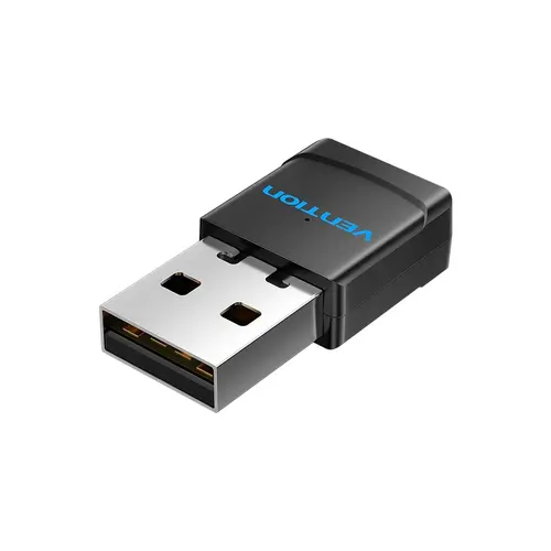 Vention безжичен адаптер WiFi USB adapter Dual Band, 650Mbps, Black - KDSB0