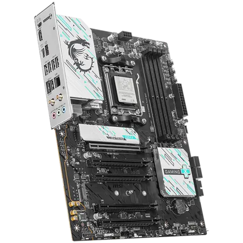 MSI B840 GAMING PLUS WIFI, ATX, Socket AM5, 4x DDR5 Dual Channel DDR5 up to 8000(OC)MHz, 5x PCIe x16 slot, 2x M.2 slot, 4x USB 2.0, 2x USB 5Gbps, 1x USB 10Gbps, 1x USB 10Gbps Type-C, HDMI, 7.1 HD Audio, 2.5G LAN, WiFi, BT, 3Y - 2