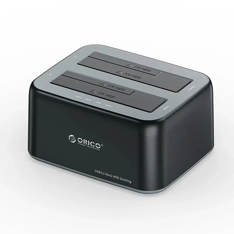 Orico stație de andocare Storage - HDD/SSD Dock - 2 BAY 2.5/3.5 USB-C/USB-A - 6829C3-V1