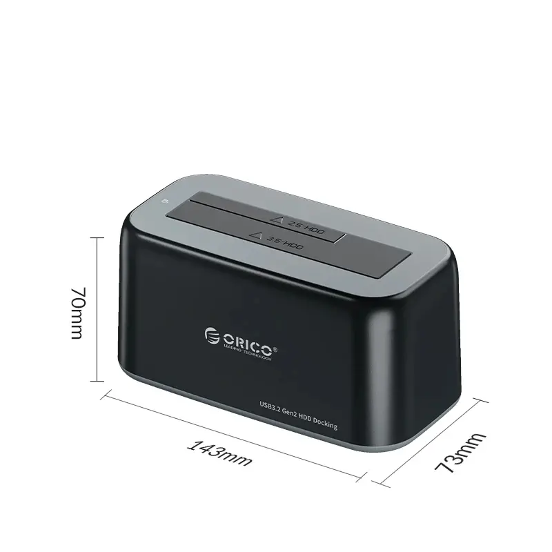 Orico θήκη σύνδεσης Storage - HDD/SSD Dock - 2.5/3.5 inch USB-C/USB-A - 6819C3-V1 - image 1