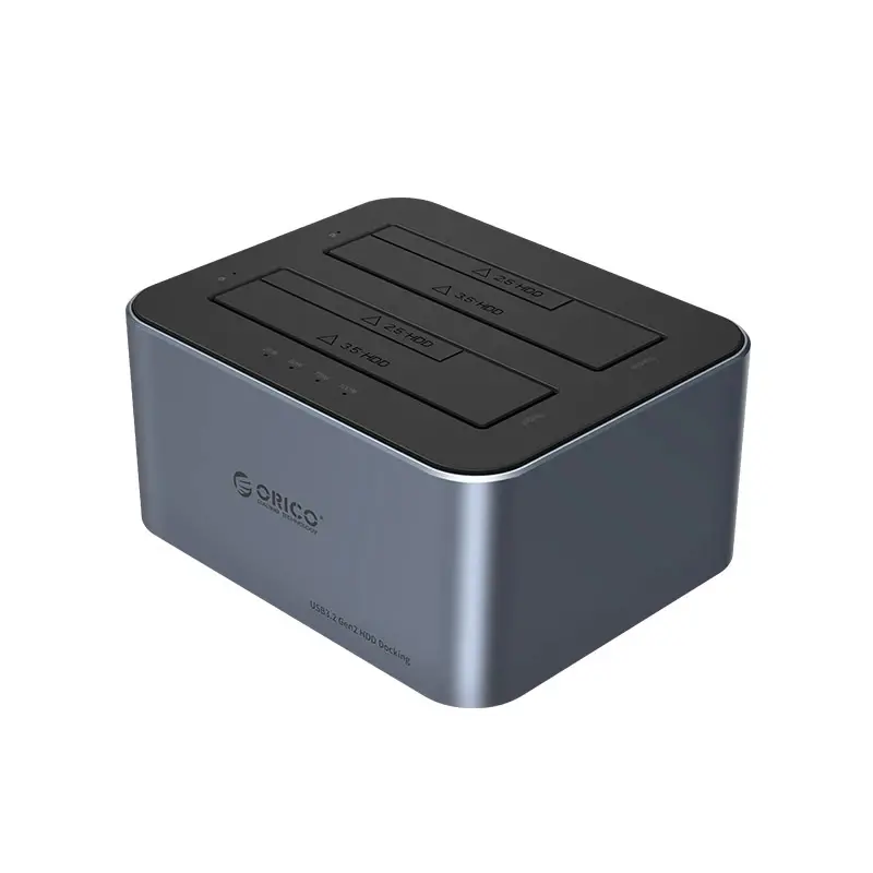 Orico stație de andocare Storage - HDD/SSD Dock - 2 BAY Offline Clone 2.5/3.5 USB-C/USB-A - 6626C3-C-V1