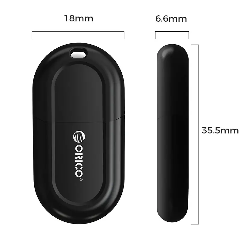 Orico блутут адаптер Bluetooth 5.3 USB adapter, black - BTA-53-BK - image 1