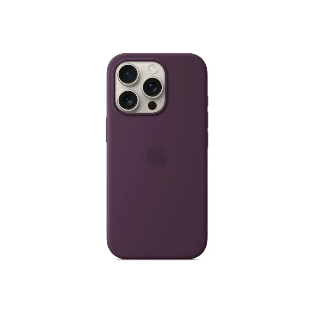 Калъф, Apple iPhone 16 Pro Silicone Case with MagSafe - Plum - image 1