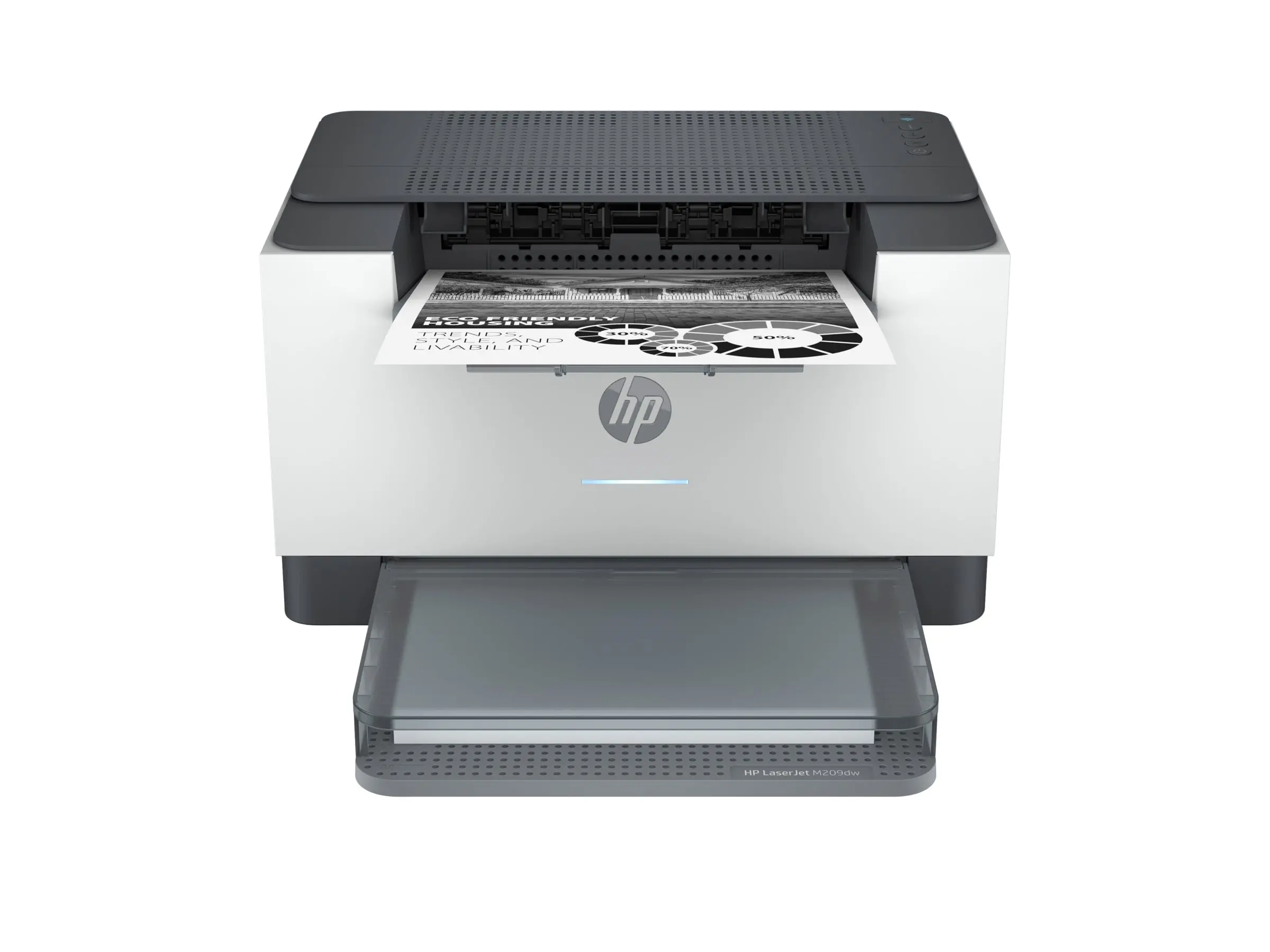 HP LaserJet M209dw Imprimantă Monocrom Alb-negru Duplex laser A4 600x600dpi 29ppm capacitate: 150 de coli USB 2.0 LAN Wi-Fi Bluetooth LE