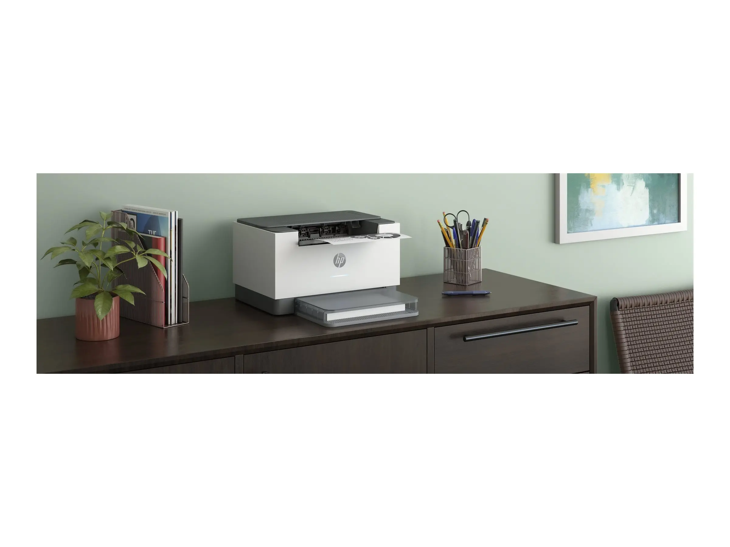 HP LaserJet M209dw Printer Mono B/W Duplex laser A4 600x600dpi 29ppm capacity: 150 sheets USB 2.0 LAN Wi-Fi Bluetooth LE - image 12