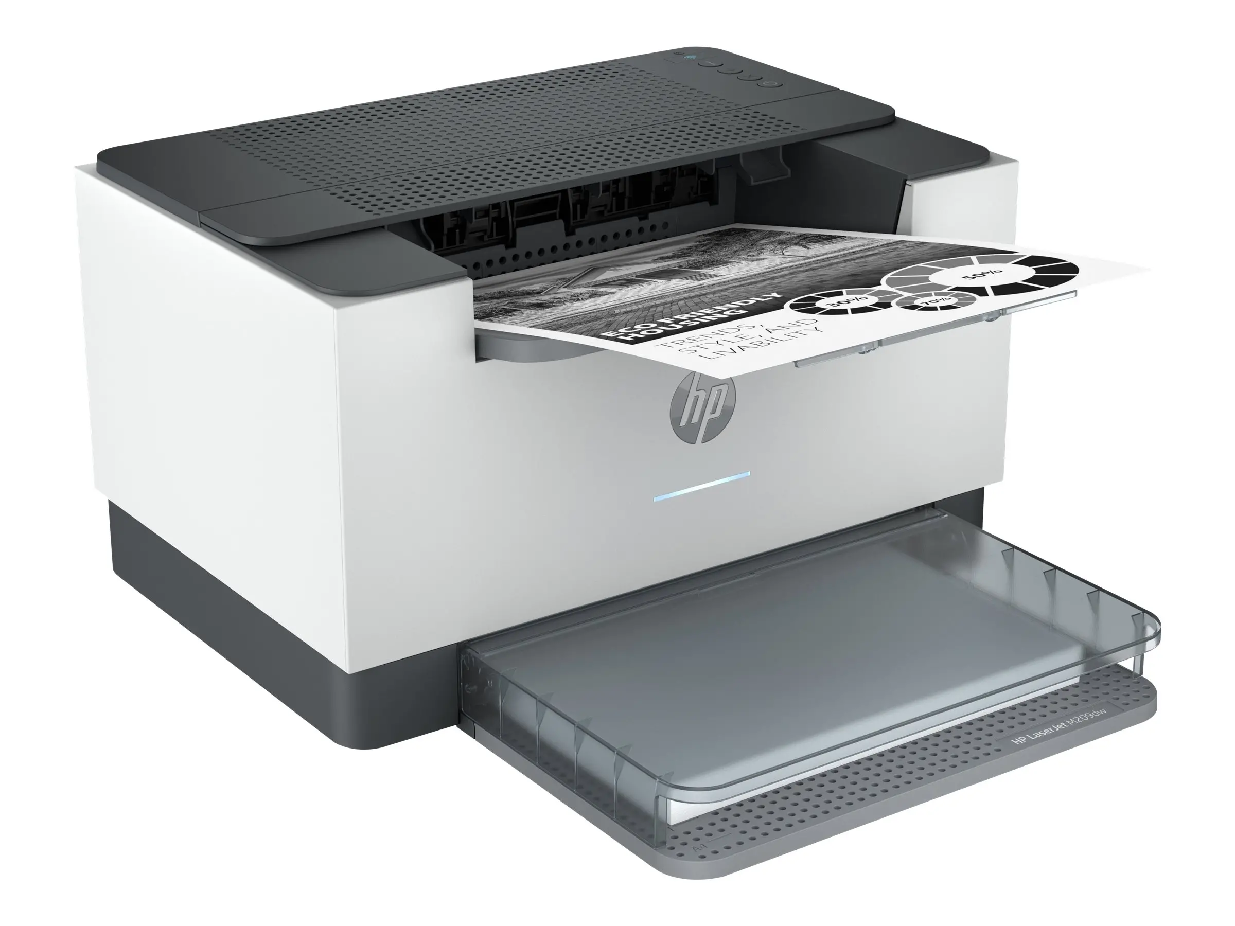 HP LaserJet M209dw Printer Mono B/W Duplex laser A4 600x600dpi 29ppm capacity: 150 sheets USB 2.0 LAN Wi-Fi Bluetooth LE - image 3