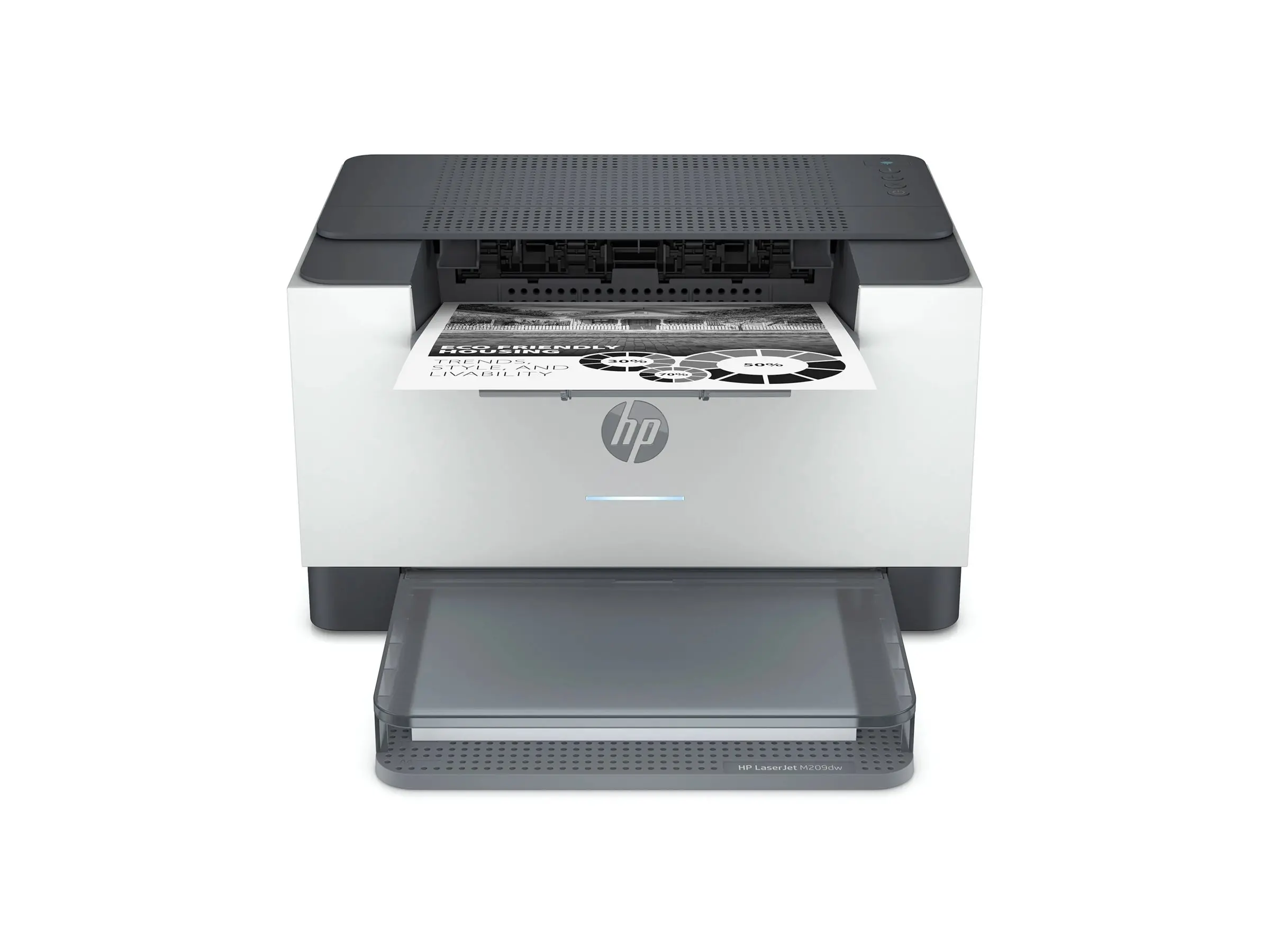 HP LaserJet M209dw Εκτυπωτής Μονόχρωμος Ασπρόμαυρος Duplex laser A4 600x600dpi 29ppm χωρητικότητα: 150 φύλλα USB 2.0 LAN Wi-Fi Bluetooth LE - image 3