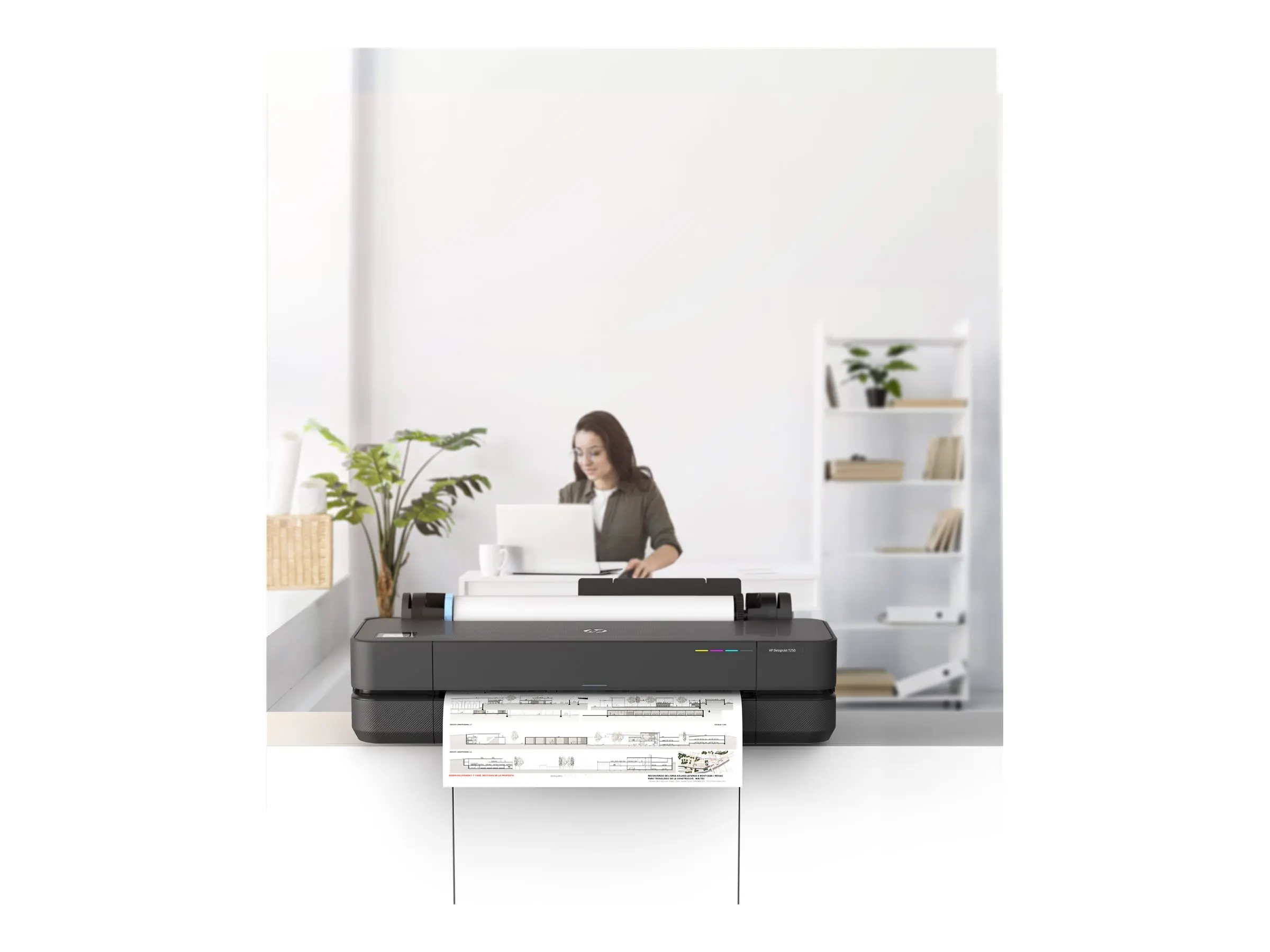 HP DesignJet T230 24inch LFP 2025 Colour Ink-Jet A1 ANSI D 2400x1200dpi 0.58 min/page USB LAN Wi-Fi - image 11