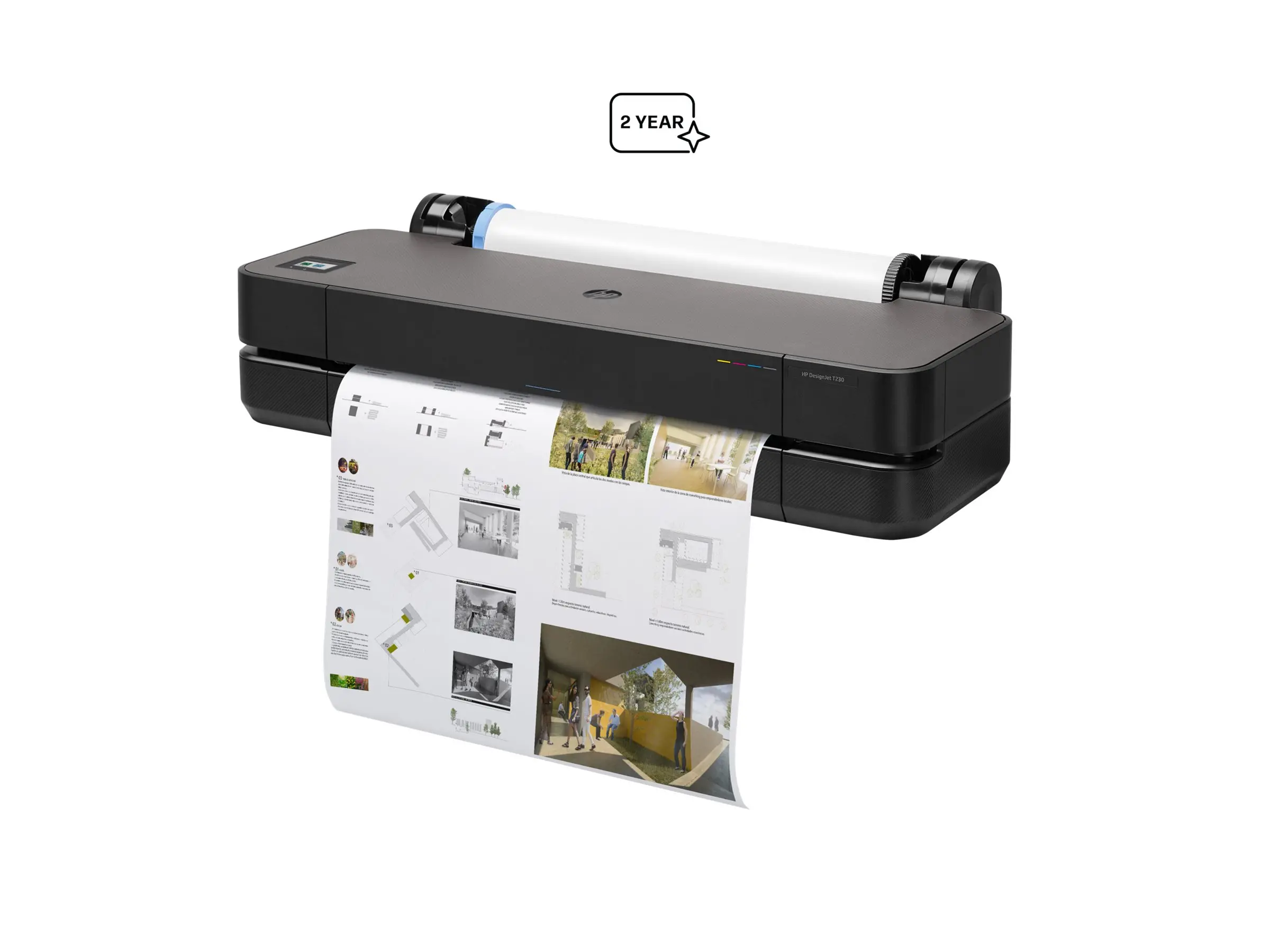 HP DesignJet T230 24inch LFP 2025 Colour Ink-Jet A1 ANSI D 2400x1200dpi 0.58 min/page USB LAN Wi-Fi - image 17