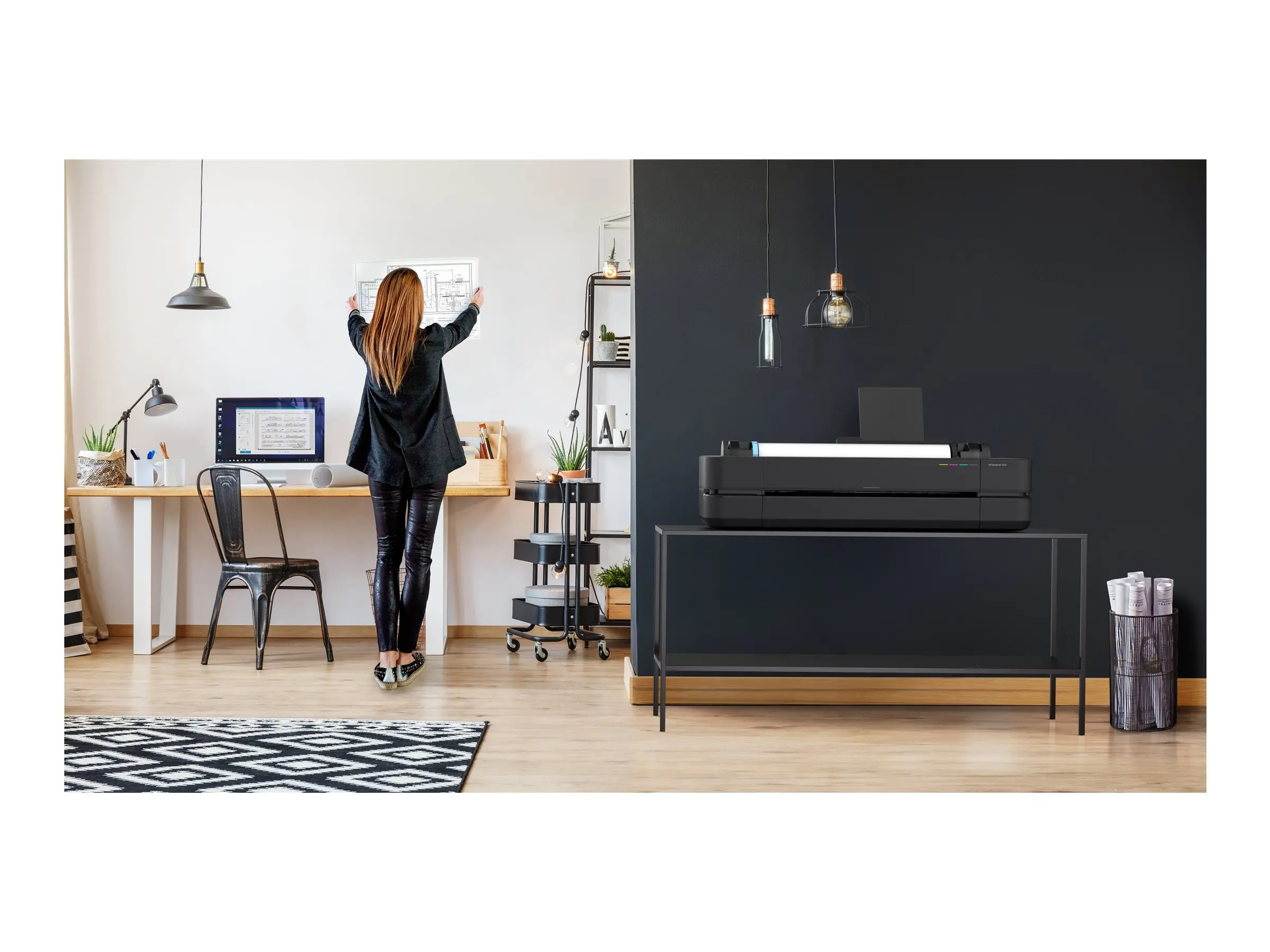 HP DesignJet T230 24inch LFP 2025 Colour Ink-Jet A1 ANSI D 2400x1200dpi 0.58 min/page USB LAN Wi-Fi - image 7