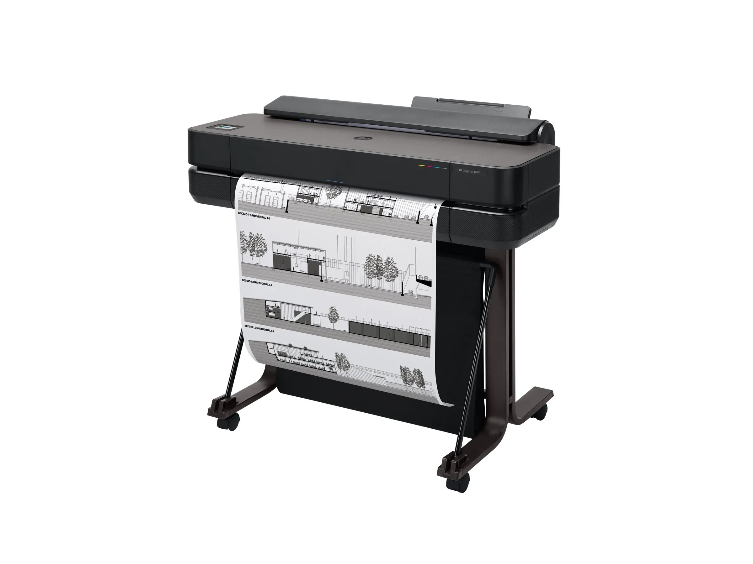 HP DesignJet T650 24inch LFP 2025 Colour Ink-Jet Roll A1 61.0cmx91.4 m 2400x1200dpi 0.43 min/page USB LAN Wi-Fi Cutter - image 5