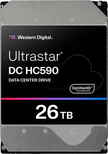 HDD Server WD/HGST ULTRASTAR DC HC590 (3.5’’, 26TB, 512MB, 7200RPM, SATA 6Gb/s, 512E SE NP3) SKU: 0F65672