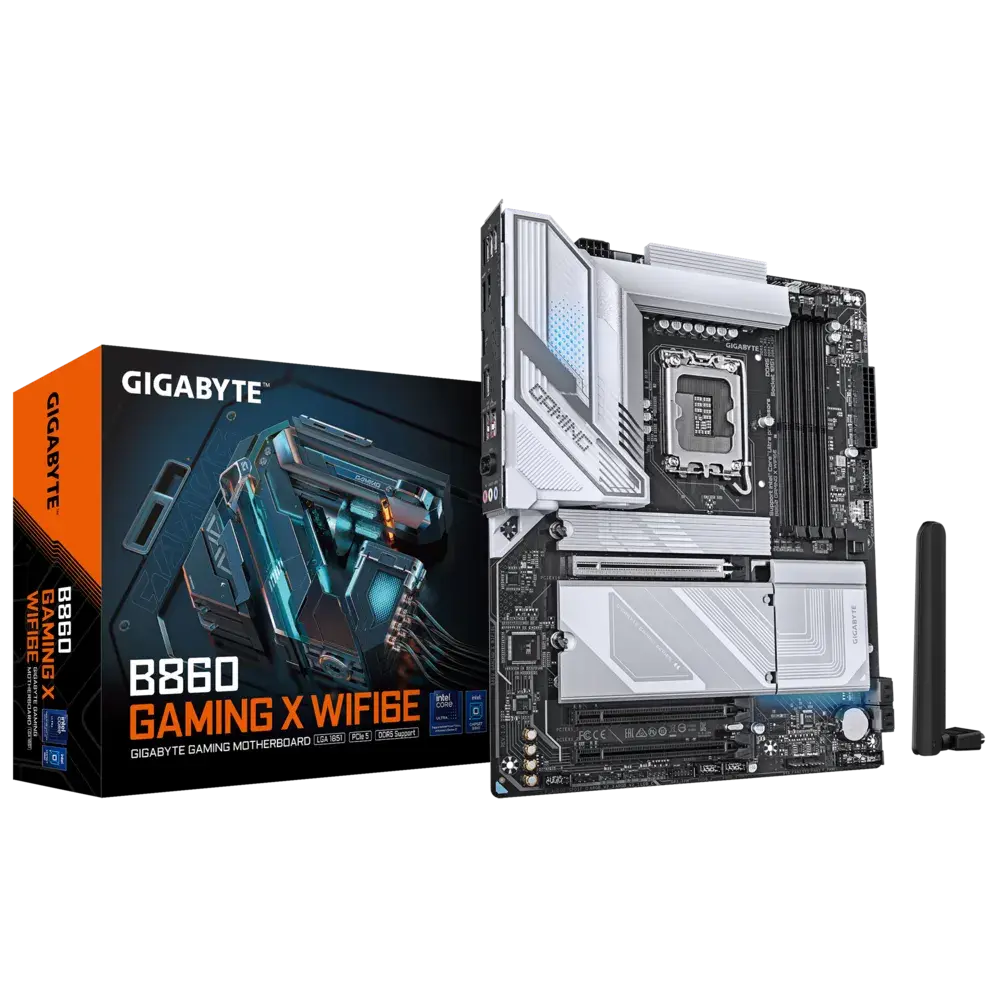 Дънна платка GIGABYTE B860 GAMING X WIFI 6E, LGA 1851
