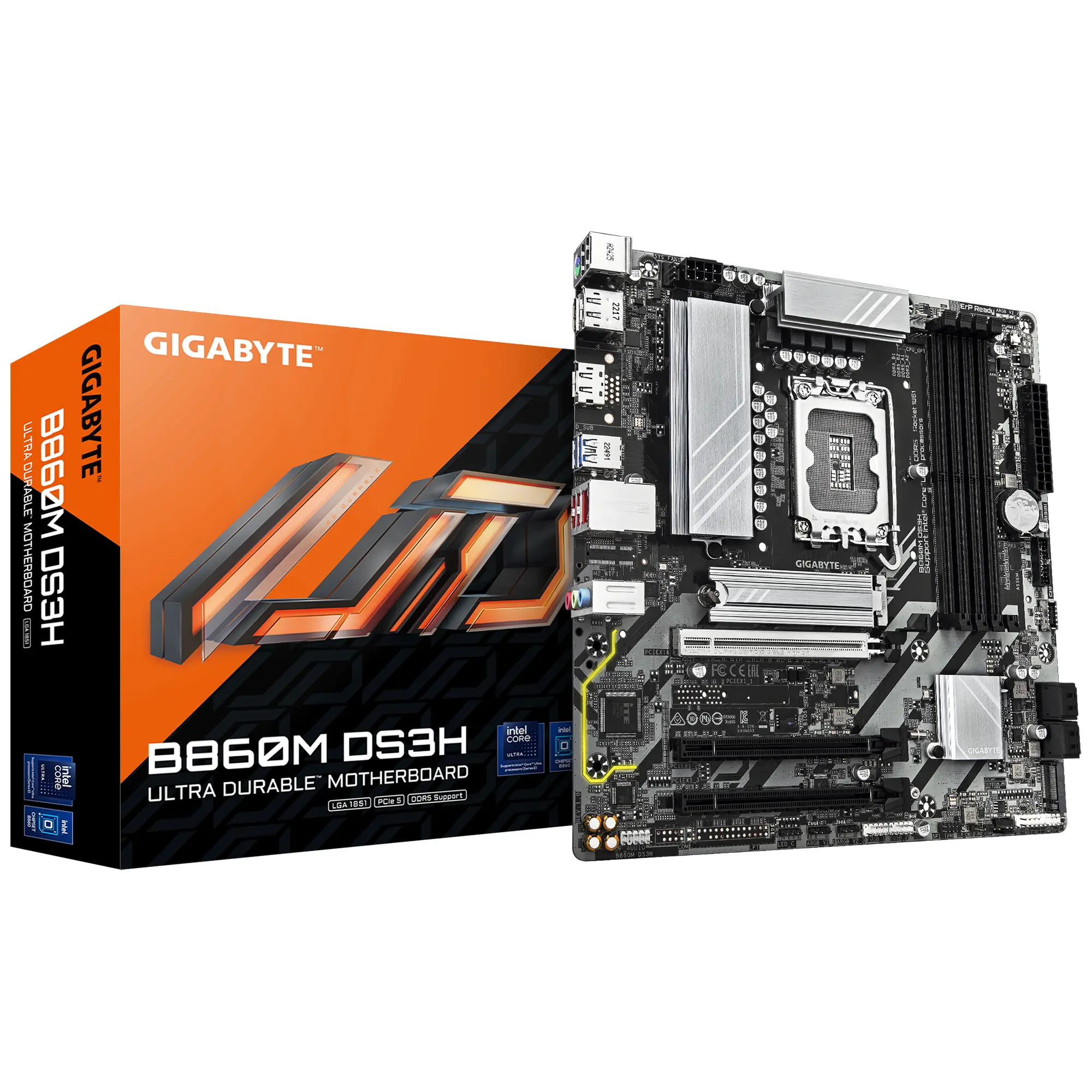 Дънна платка GIGABYTE B860M DS3H, LGA 1851 - image 3