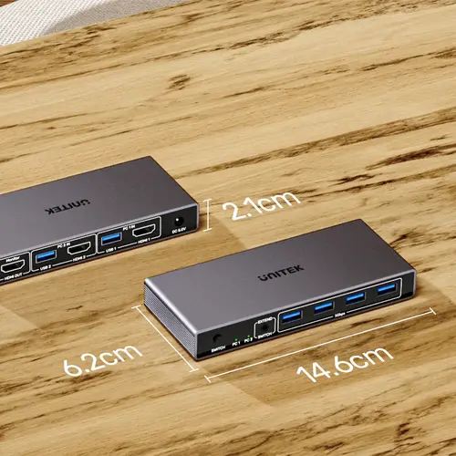 Unitek превключвател KVM Switch - HDMI 4K@60Hz - V1309AGY01 - image 6