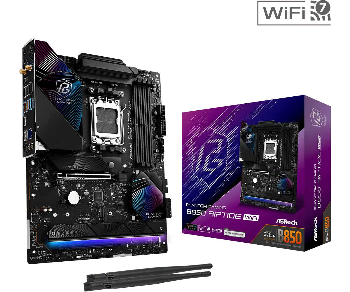 ASROCK B850 Riptide WiFi ATX AM5 DDR5 - image 3