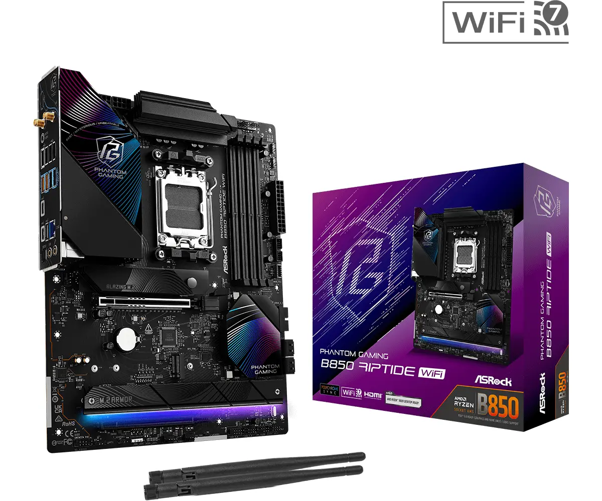 ASROCK B850 Riptide WiFi ATX AM5 DDR5 - image 4