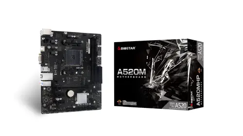 Placă de bază BIOSTAR A520MHP socket AM4 - 4