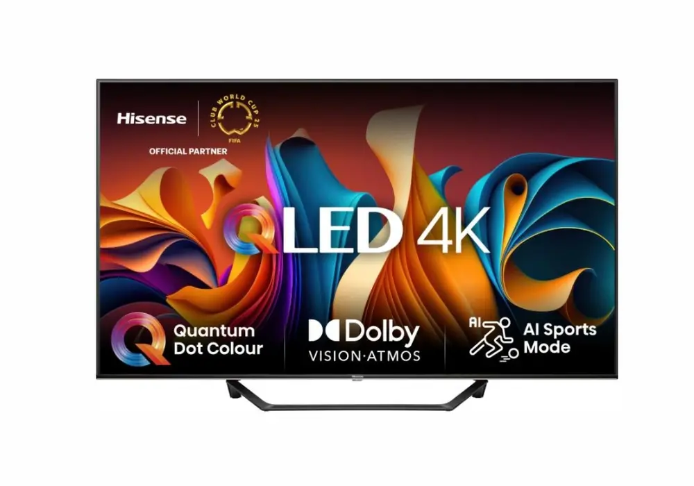 Телевизор, Hisense 50" A7NQ, 4K Ultra HD 3840x2160, Quantum Dot, Light Sensor,HDR 10+, HLG, Dolby Vision, Dolby Atmos, Smart TV, WiFi 5GHz, WiFi Direct, BT, Anyview Cast, 3xHDMI, 2xUSB, LAN, CI+, DVB-T2/C/S2, Dark Grey