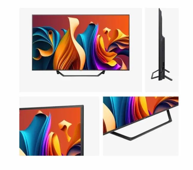 Телевизор, Hisense 50" A7NQ, 4K Ultra HD 3840x2160, Quantum Dot, Light Sensor,HDR 10+, HLG, Dolby Vision, Dolby Atmos, Smart TV, WiFi 5GHz, WiFi Direct, BT, Anyview Cast, 3xHDMI, 2xUSB, LAN, CI+, DVB-T2/C/S2, Dark Grey - image 1