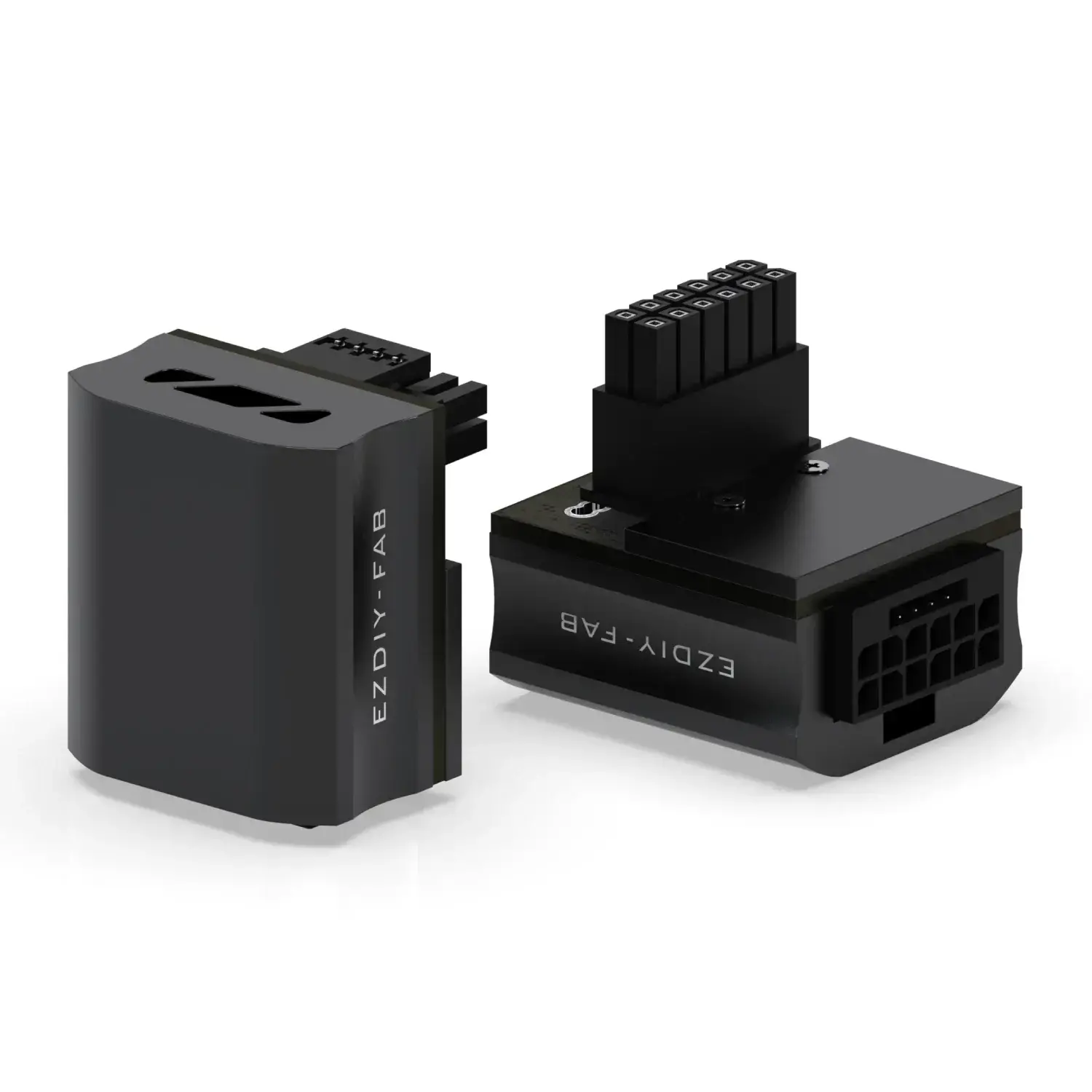 EZDIY-FAB αντάπτορας κάρτας γραφικών 12VHPWR 600W - RVS 90° Μαύρο