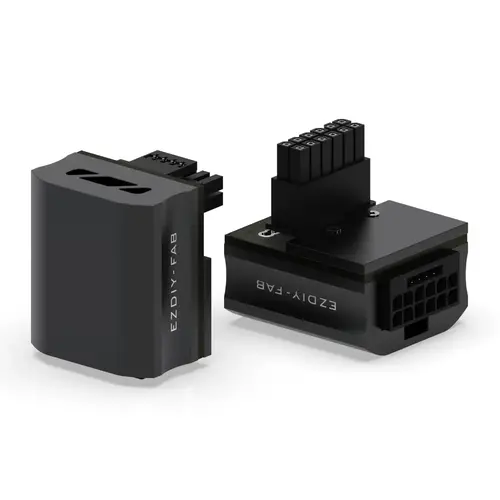 EZDIY-FAB αντάπτορας κάρτας γραφικών 12VHPWR 600W - RVS 90° Μαύρο - 1
