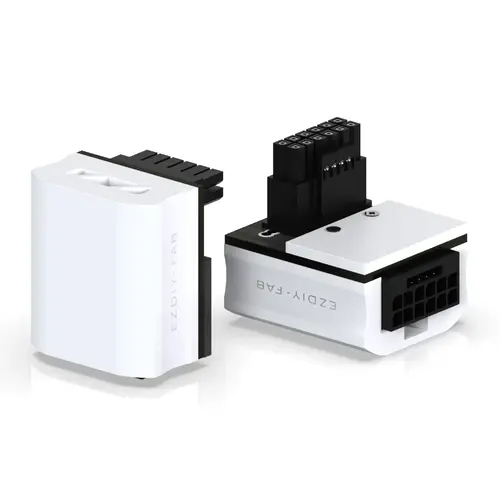 EZDIY-FAB αντάπτορας κάρτας γραφικών 12VHPWR 600W - STD 90° Λευκό - 1