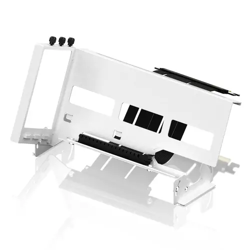 Suport pentru montare verticală a GPU la 45° EZDIY-FAB PCIe 4.0 Riser Cable - Alb - 1
