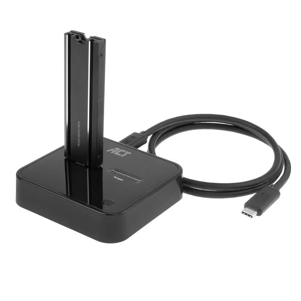 Двойна SSD докинг станция, ACT M.2 NVMe/PCIe за клониране, USB-C 3.2 Gen2, 10 Gbps - image 10