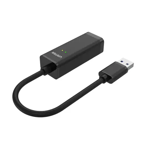 Unitek адаптер USB to LAN 100Mbps black - Y-1468 - image 1