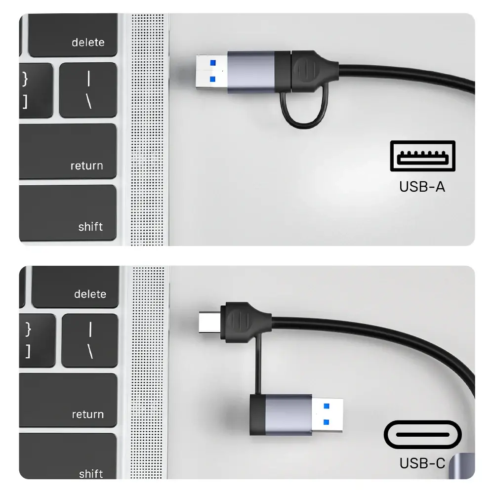 Unitek хъб HUB USB-C/USB-A 3 port uHUB P5+ - USB3.0 x 3, Card reader, Aluminium - H1320AGY01 - image 6