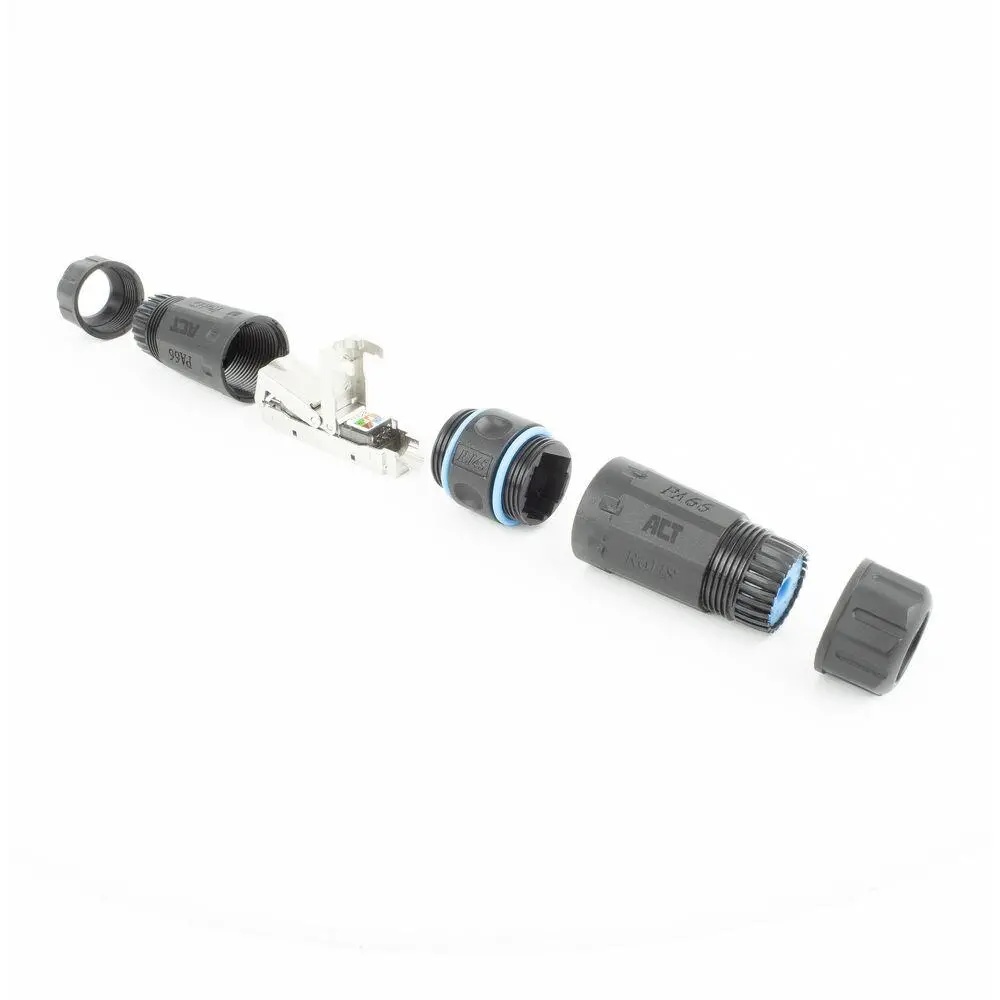 Conector de rețea ACT CAT6A, Exterior IP68, CAT-6, 1 Gbit/s - image 3