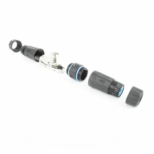 Съединител за мрежа ACT CAT6A, Външен IP68, CAT-6, 1 Gbit/s - image 3