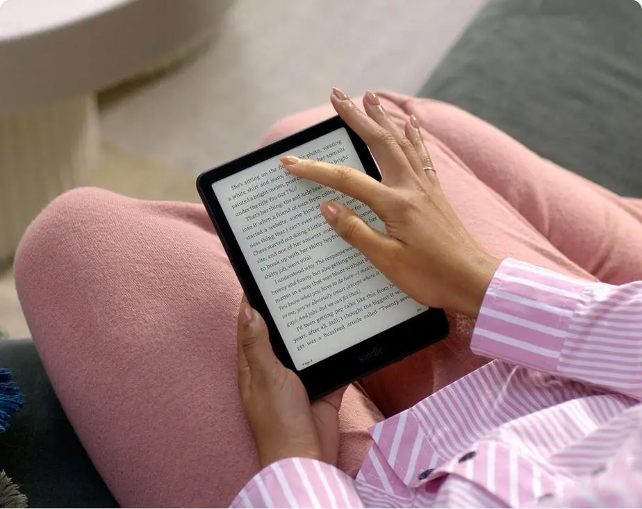 E-reader Kindle Paperwhite Signature Edition 7", 32GB, 2024, generația a 12-a, IPX8, zmeură metalizat - image 1