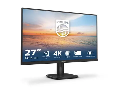 Монитор, Philips 27E1N1800A, 27" IPS WLED, 3840x2160@60Hz, 4ms GtG, 350cd m/2, 1000:1, Mega Infinity DCR, Adaptive Sync, FlickerFree, Blue Light Soft, 2Wx2, Tilt, 2xHDMI, DP - image 4