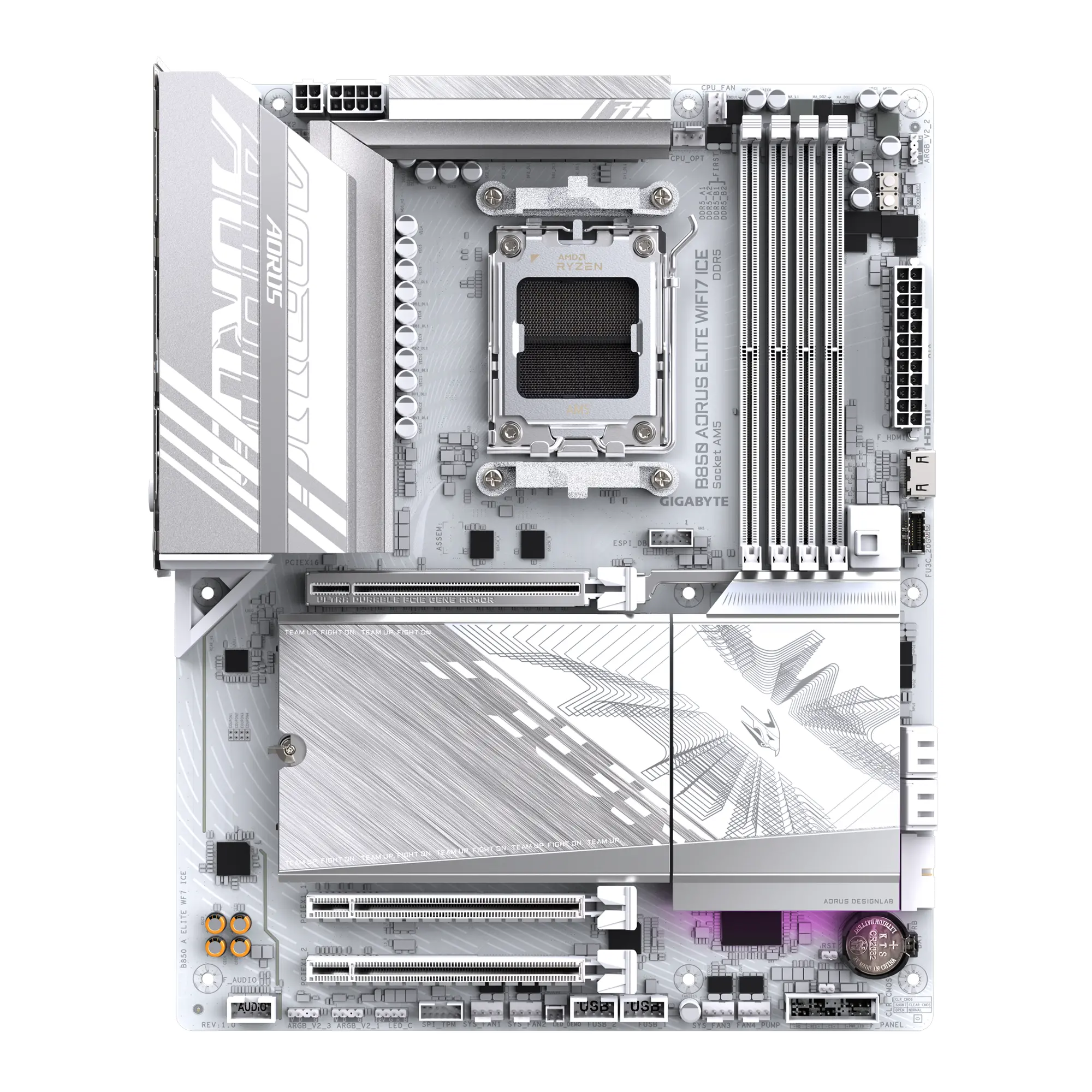 Placă de bază GIGABYTE B850 AORUS ELITE ICE WIFI7 socket AM5