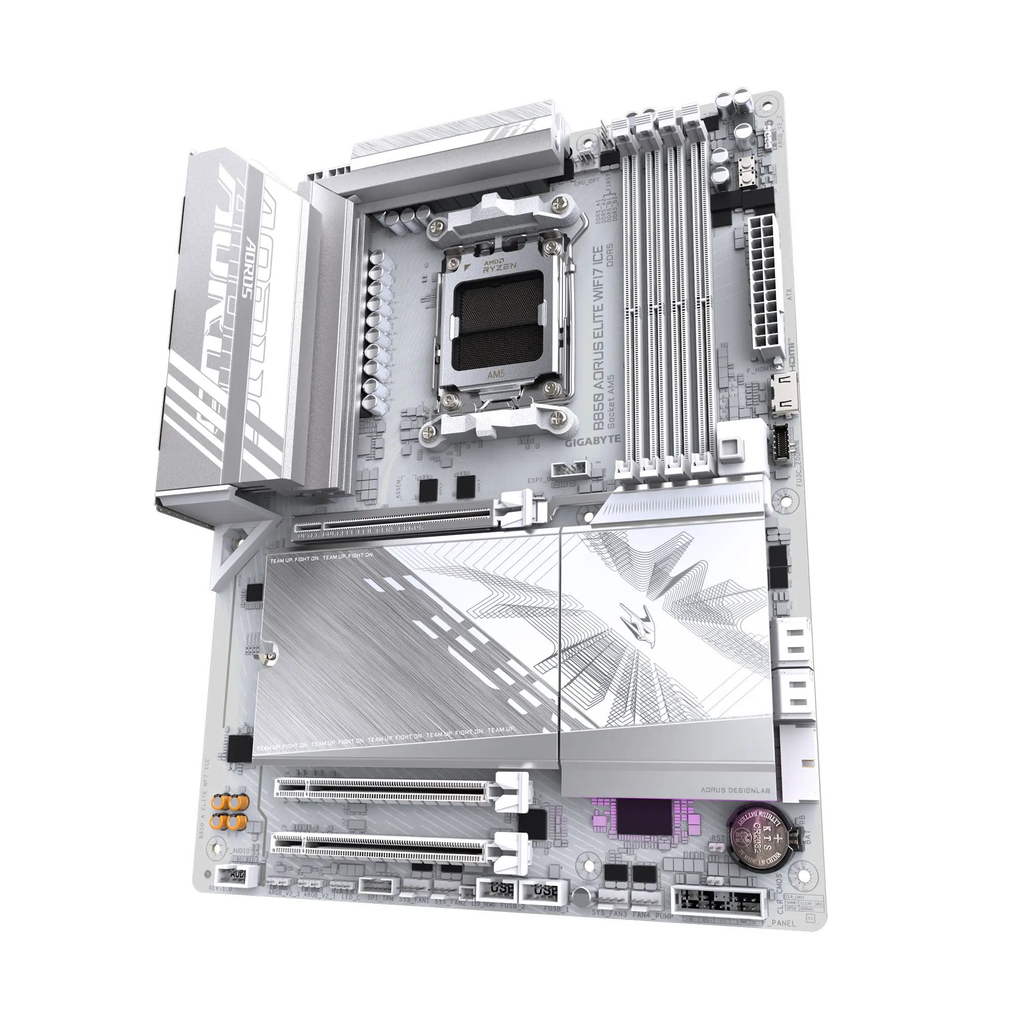 Дънна платка GIGABYTE B850 AORUS ELITE ICE WIFI7 socket AM5 - image 2