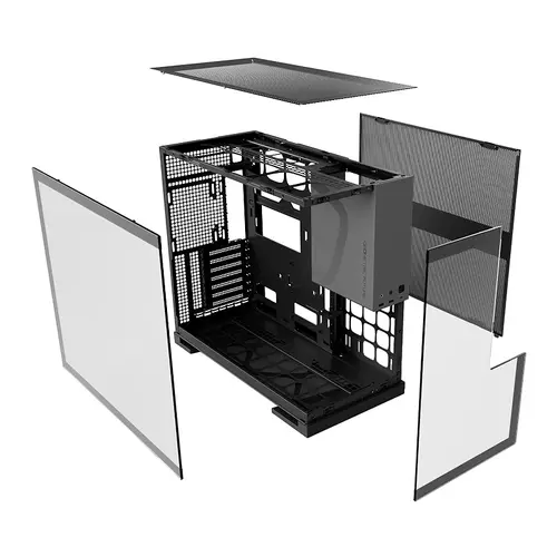 Geometric Future кутия Case EATX - Model 5 Black/Grey - 5 x 140 mm aRGB fans included - image 3